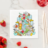 Müll Müllhalde Napkins Serviette