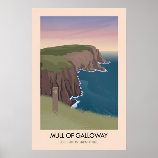 Mull of Galloway Schottlands Great Trails Poster (Vorne)