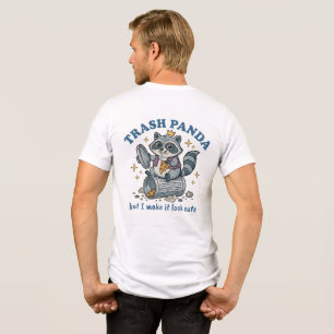 Müll-Panda Aber ich mache es süß aus Lustiger Wasc Tri-Blend Shirt