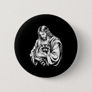 Müll-Panda-Jesus-Waschbär-zerstört-Waschbär-Tier R Button