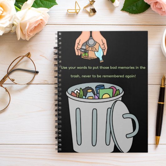 Müll rauswerfen Notizbuch – Cartoon Hände Du Notizblock