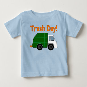 Müll Tag! - Müllwagen regieren Baby T-shirt