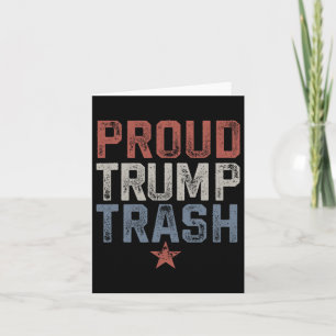 Müll Trump Müll Trump 2024 Vintage Stolzer Trump Karte