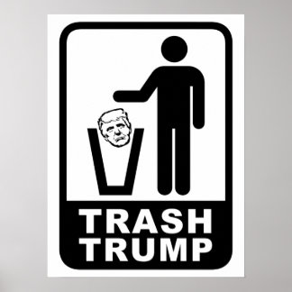 Müll Trump Poster