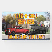 Müllabfuhr-Service-Werbung anpassen  Banner (Horizontal)