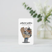 Müllabfuhr Visitenkarte (Stehend Vorderseite)