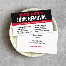 Müllabfuhr Visitenkarte