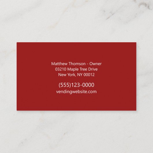 Müllabfuhr Visitenkarte (Rückseite)