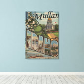Mullan, IdahoLarge Letter ScenesMullan, ID Leinwanddruck (Insitu (Holzboden))