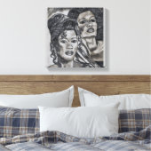 MULLATO SCHAUTY-Leinwand Leinwanddruck (Insitu (Schlafzimmer))