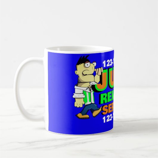 Müllbeseitigungsdienste beseitigen Müllabfuhr Kaffeetasse (Links)