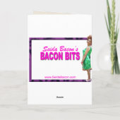 Müllcontainer-Baby-Jesus-Weihnachtskarte Feiertagskarte (Rückseite)