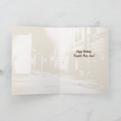 Müllcontainer-Baby-Jesus-Weihnachtskarte Feiertagskarte (Innenseite)