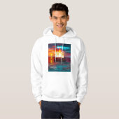 Müllcontainer-Feuer Hoodie (Vorne ganz)