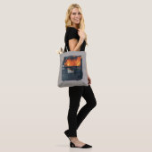 Müllcontainer-Feuer - lustiges Chaos Tasche (Am Model)