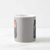Müllcontainer-Feuer - lustiges heißes Durcheinande Kaffeetasse (Mittel)