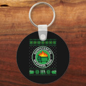 Müllcontainer-Feuer-Reaktionsteam Lustiges Büro-Fe Schlüsselanhänger (Vorderseite)