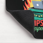 Müllcontainer-Feuer-Reaktionsteam Waschbär Mousepad (Ecke)