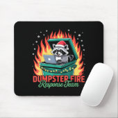 Müllcontainer-Feuer-Reaktionsteam Waschbär Mousepad (Mit Mouse)