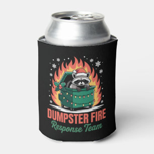 Müllcontainer-Feuer-Reaktionsteam Weihnachten Wasc Dosenkühler