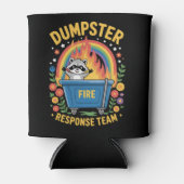 Müllcontainer-Feuer-Response-Team Sarkasmus-Meme L Dosenkühler (Vorderseite)