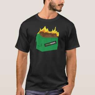 Müllcontainer-Feuer-T - Shirt
