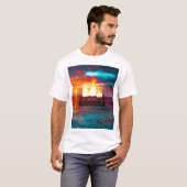 Müllcontainer-Feuer T-Shirt (Vorne ganz)