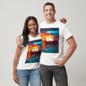 Müllcontainer-Feuer T-Shirt (Unisex)