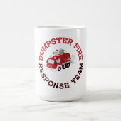 Müllcontainer-Feuerwehr Kaffeetasse (Mittel)