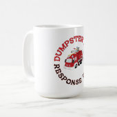 Müllcontainer-Feuerwehr Kaffeetasse (Vorderseite Links)