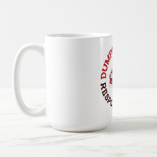 Müllcontainer-Feuerwehr Kaffeetasse (Links)