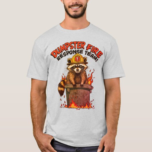 Müllcontainer-Feuerwehr! T-Shirt (Vorderseite)