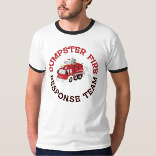 Müllcontainer-Feuerwehr T-Shirt