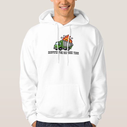 Müllcontainer-Feuerwehr-Team Hoodie (Vorderseite)