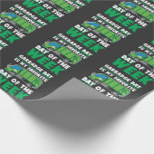 Mülldeponien am Mülltag Geschenkpapier (Ecke)