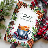 Mulled Cider Personalisiert Christmas Geschirrtuch