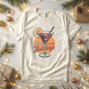 Mulled-tini – Lustiger Glühwein-Cocktail-Wortwitz Tri-Blend Shirt