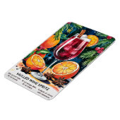 Mulled Wein Spritz Holiday Cocktail Rezept Magnet (Linke Seite)