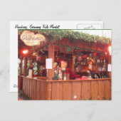 Mulled Wine Booth in Hamburg Postkarte (Vorne/Hinten)