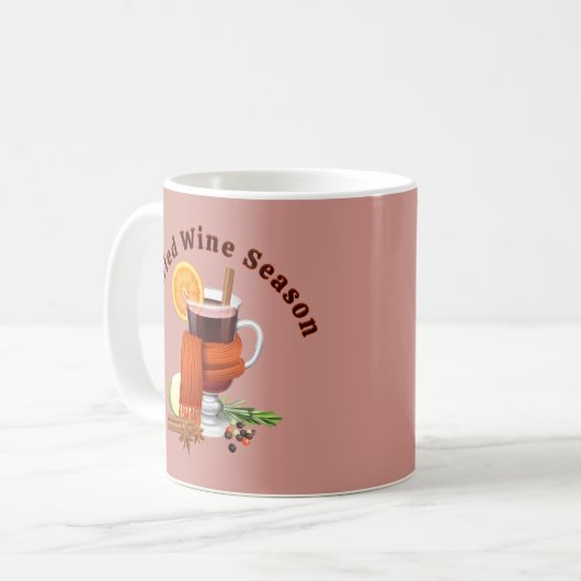 Mulled Wine Season Kaffeetasse (Vorderseite Links)