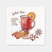 Mulled Wine Serviette (Vorderseite)