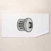 Mülleimer Badehandtuch (Badehandtuch)