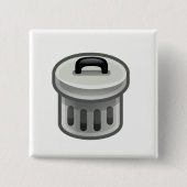 Mülleimer Button (Vorderseite)
