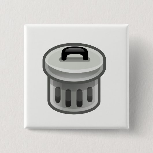 Mülleimer Button (Vorderseite)
