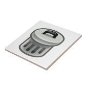 Mülleimer Fliese (Seite)