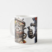 Mülleimer Kaffeetasse (Vorderseite Links)