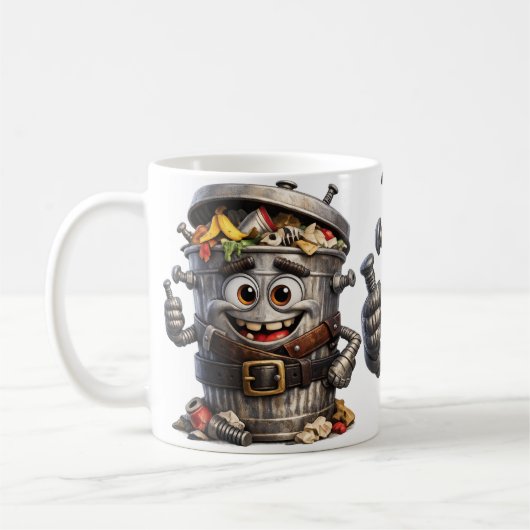 Mülleimer Kaffeetasse (Links)