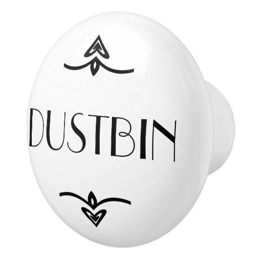 Mülleimer Keramikknauf (Rechts)