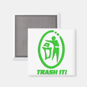 Mülleimer Magnet (Vorderseite/Rückseite)