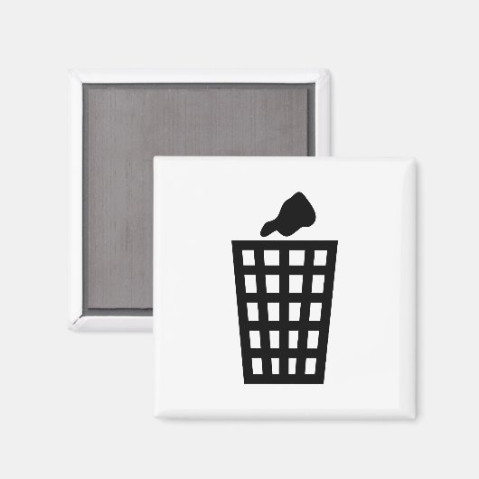 Mülleimer Magnet (Vorderseite/Rückseite)